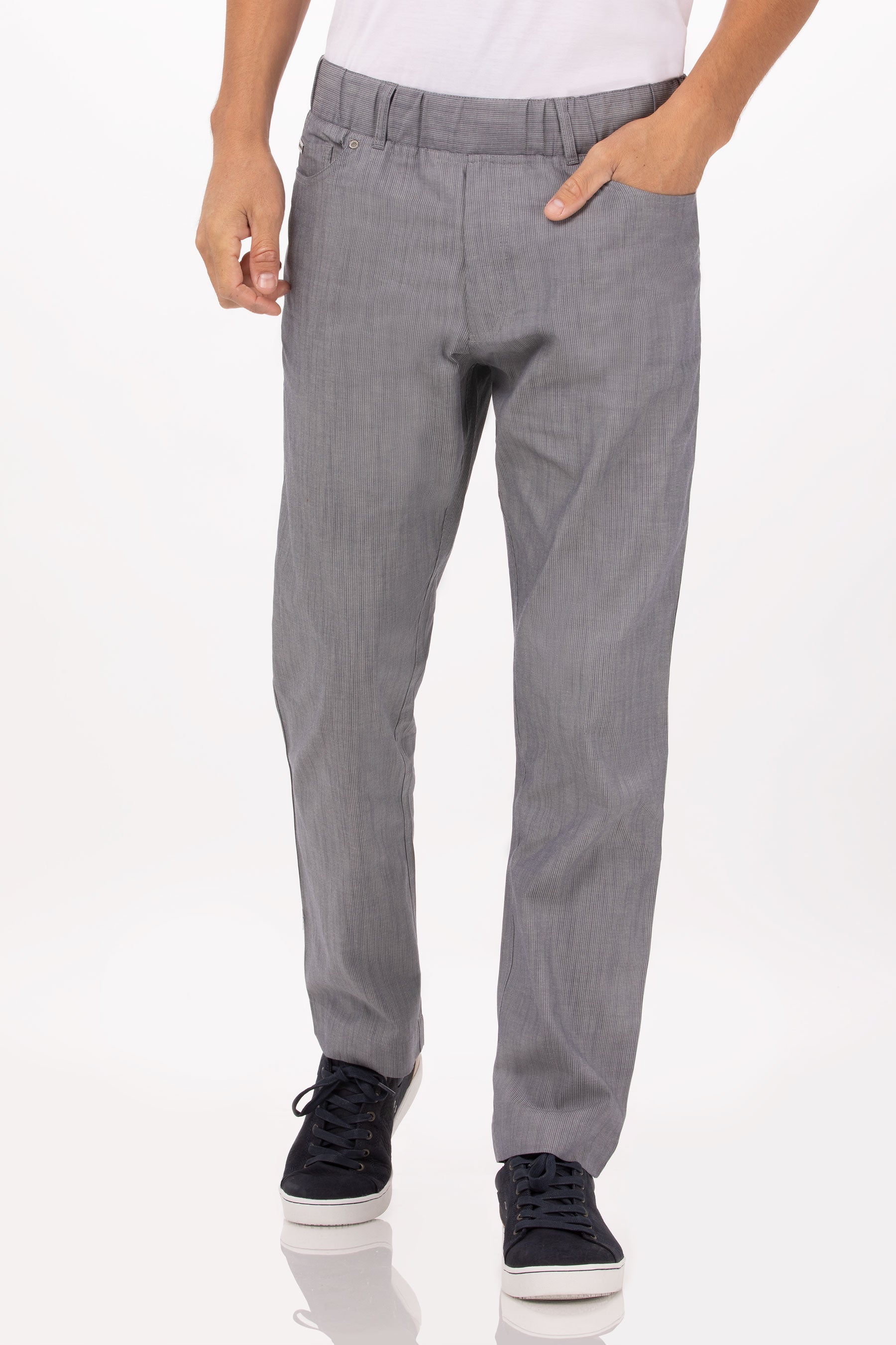 Vertical Stripe Chef Pants