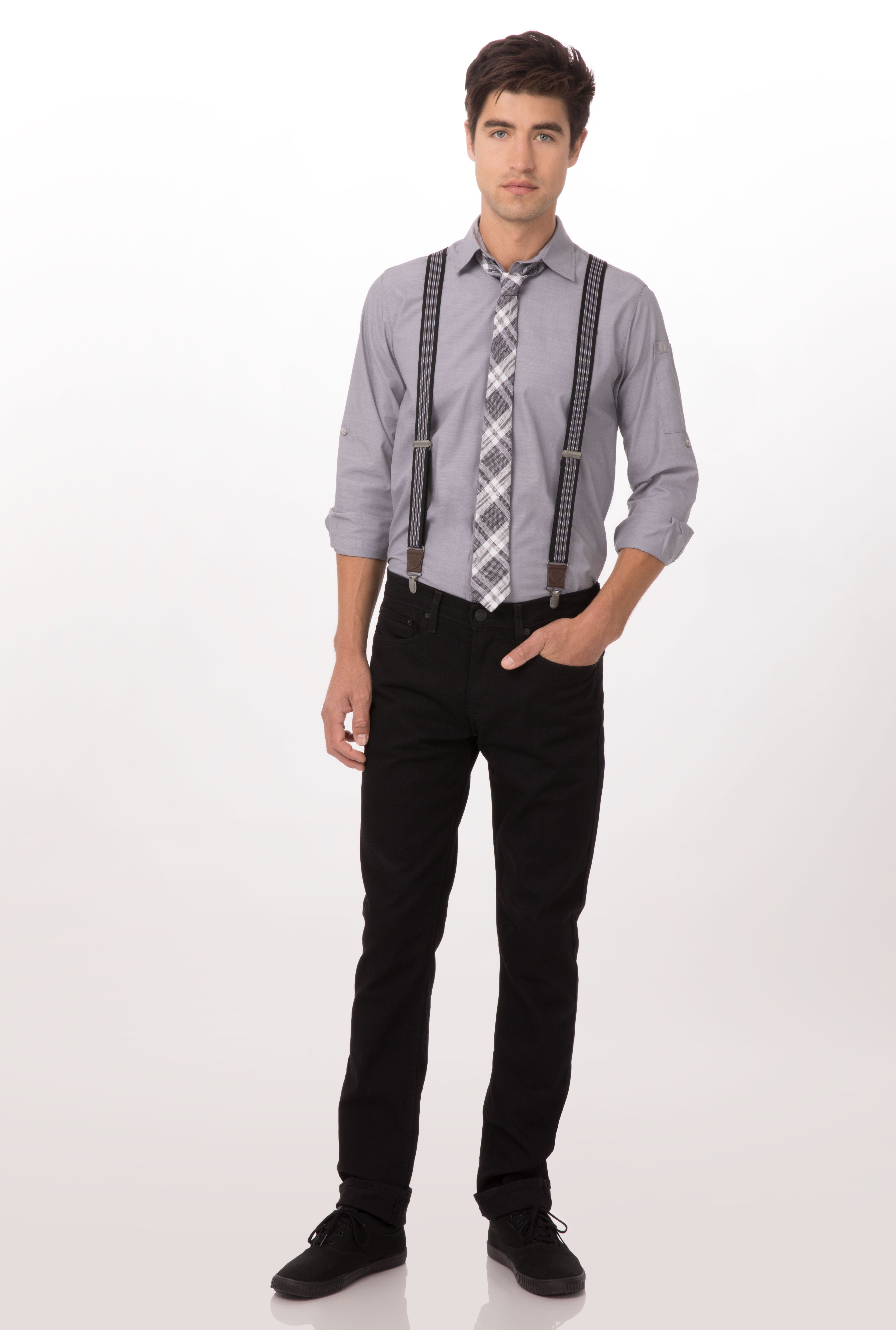 Striped Pant Suspenders