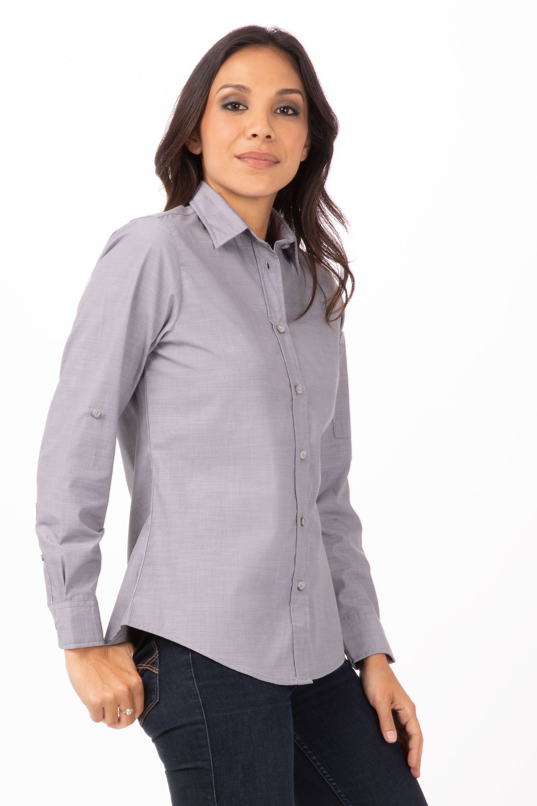 Chambray Female Shirt